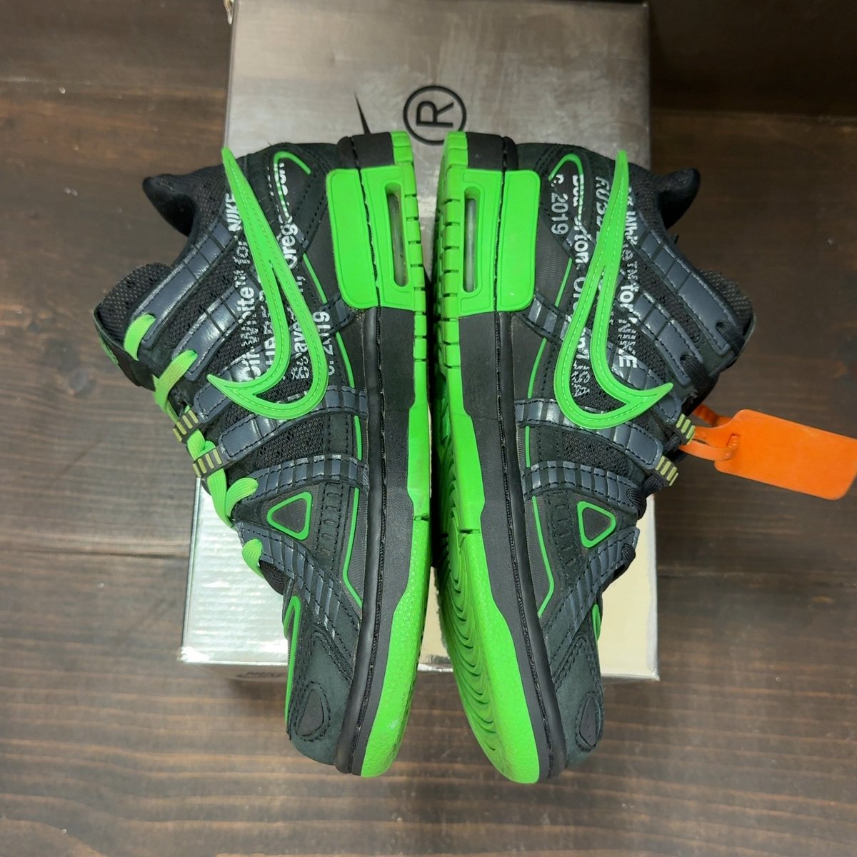 Nike Air Rubber Dunk Off-White Green Strike Size 6 (Pre-Owned) - aux