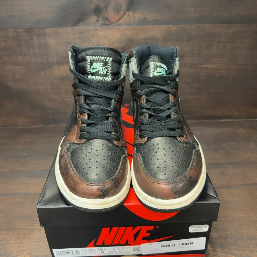 Jordan 1 Retro High Light Army Rust Shadow Patina - Image 3