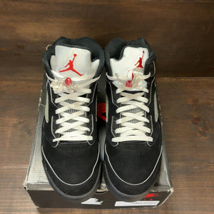 Jordan 5 Retro OG Black Metallic Reimagined Size 11.5 (Pre-Owned) - tag