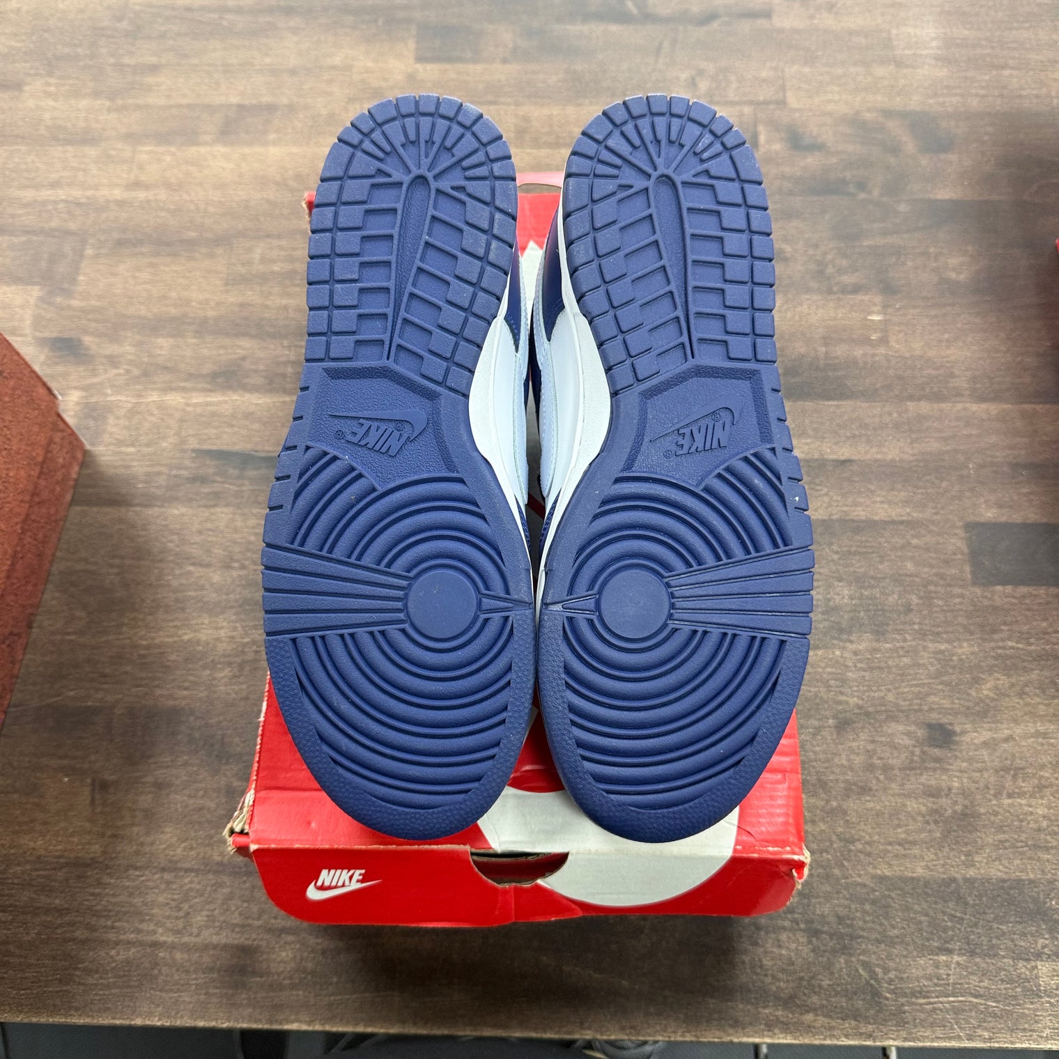 Deep Royal Football Grey Nike Dunk Low (Lightly Worn)