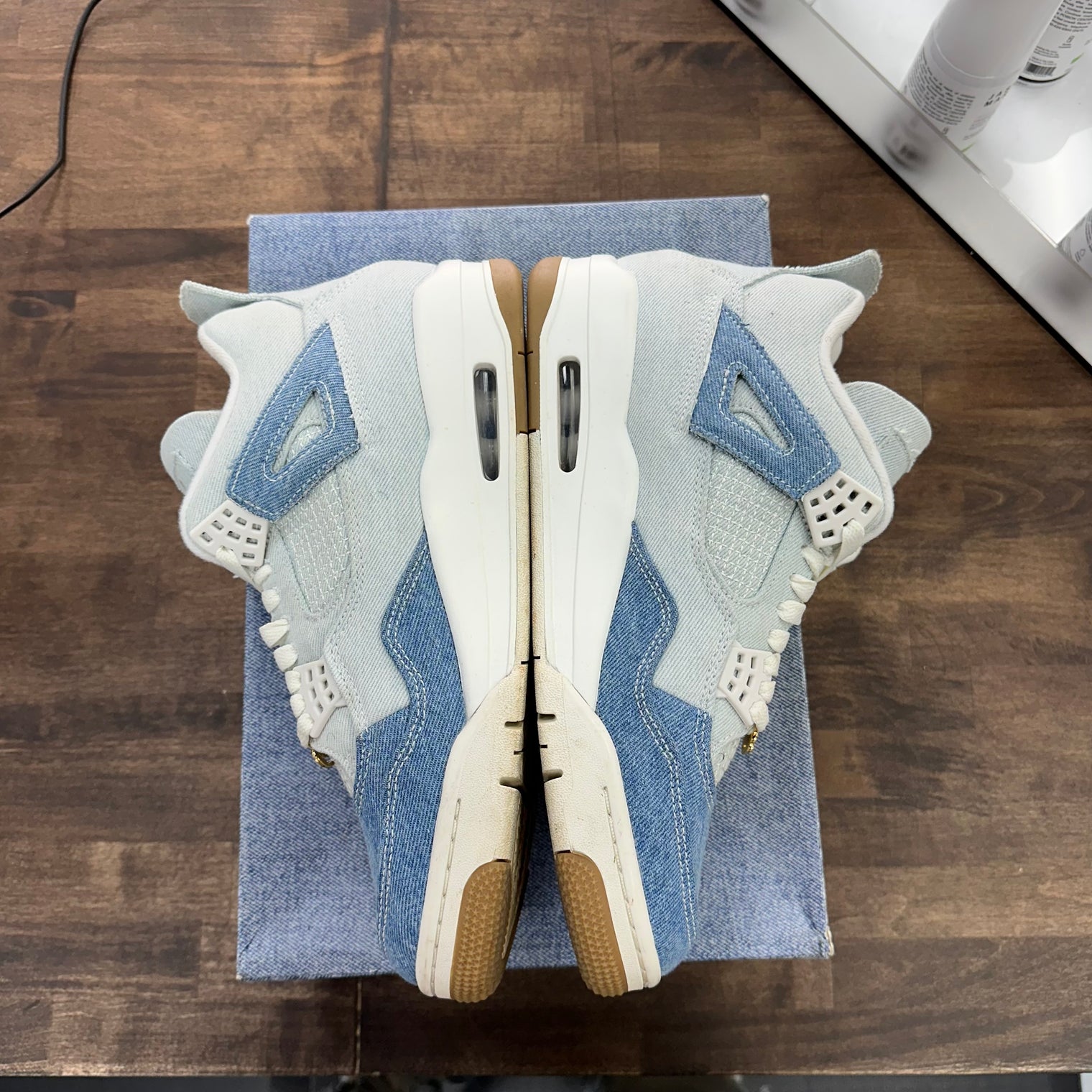 Denim Worn Blue Jordan 4 Retro TEX (W) (USED)