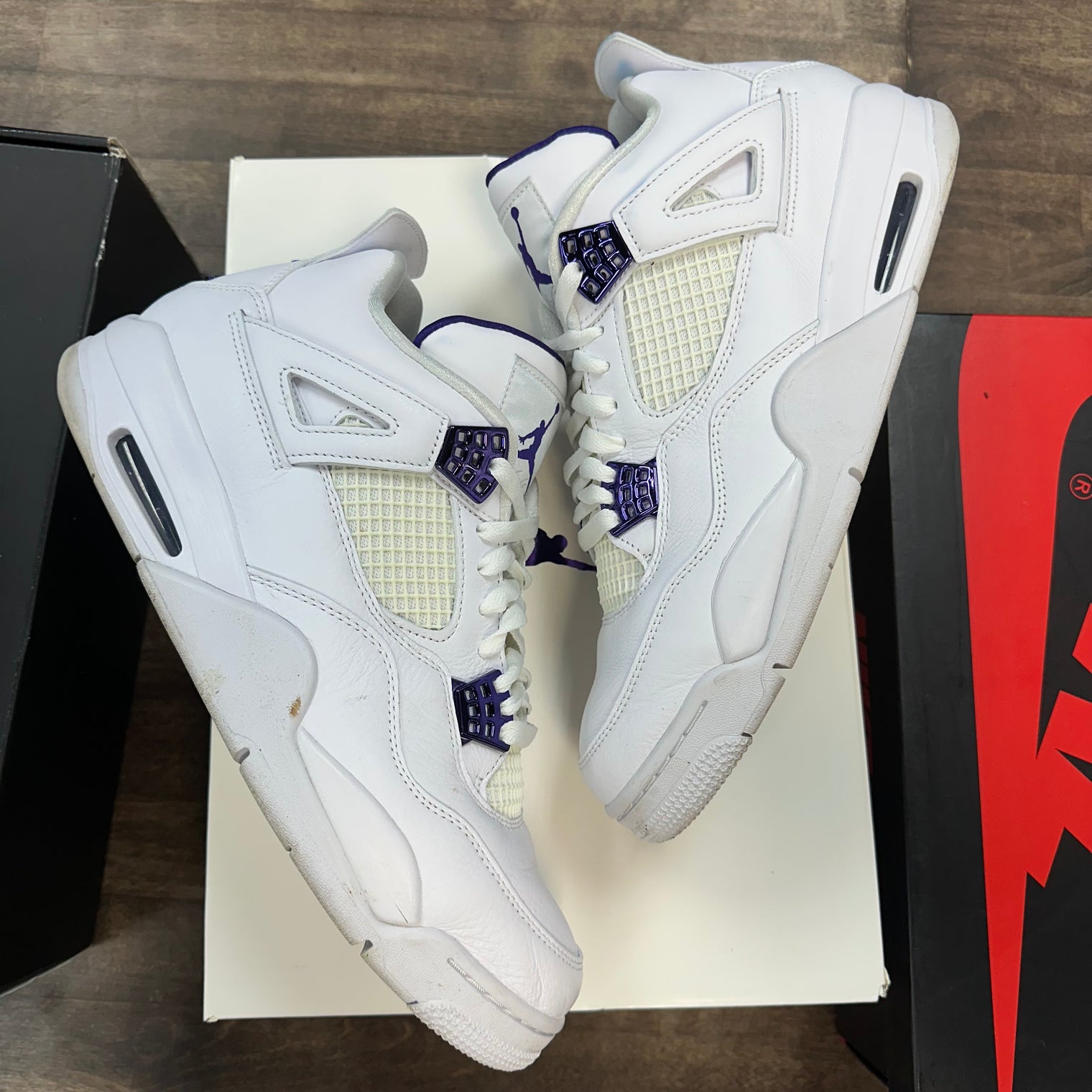 Metallic Purple Jordan 4 Retro (USED)