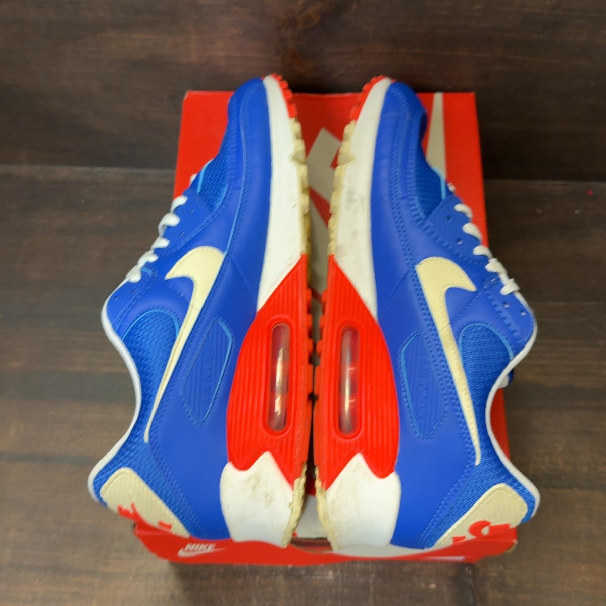 Nike Air Max 90 Hyper Royal Crimson Size 11 (Pre-Owned) - Image 6