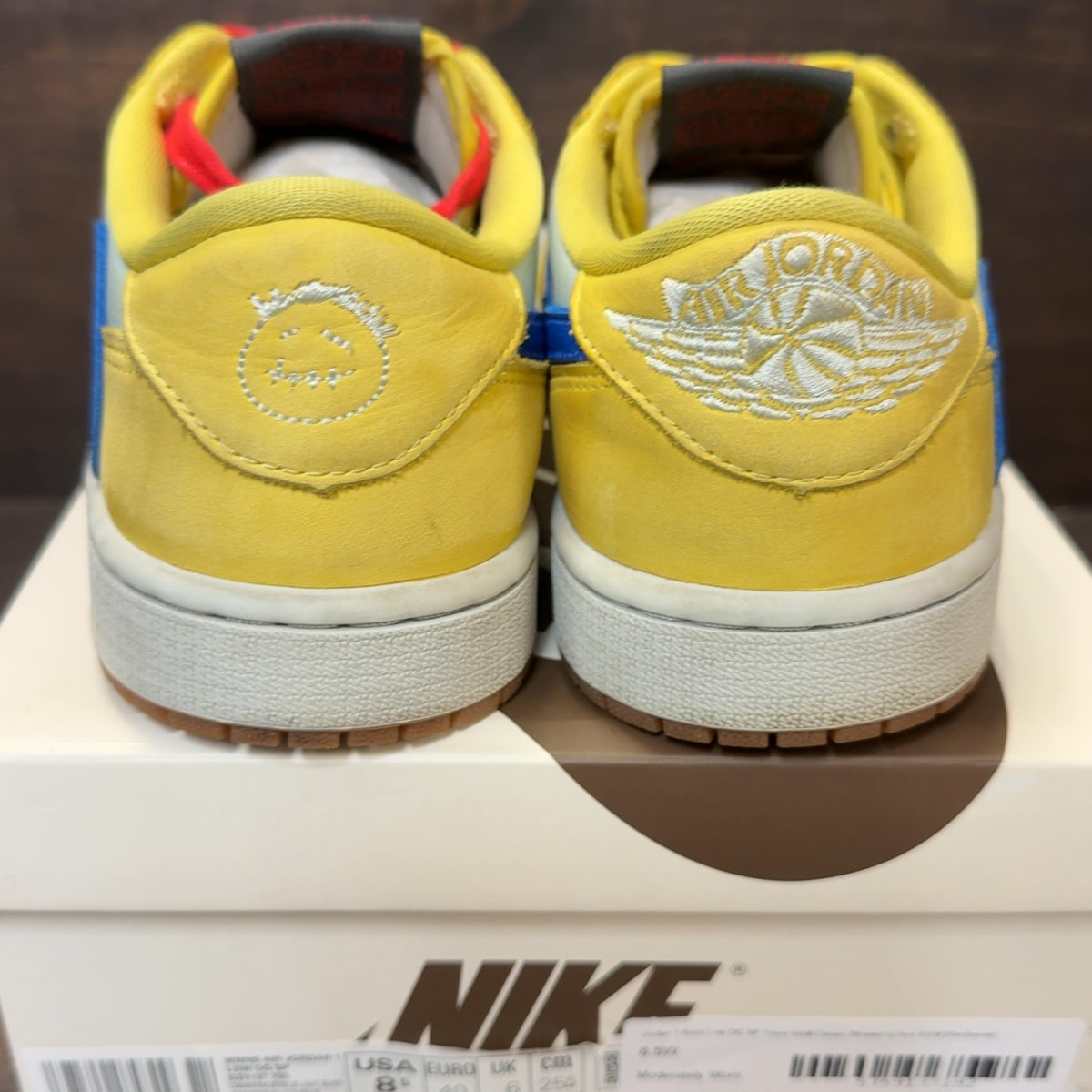 Jordan 1 Retro Low OG SP Travis Scott Canary (Women's) - Image 5