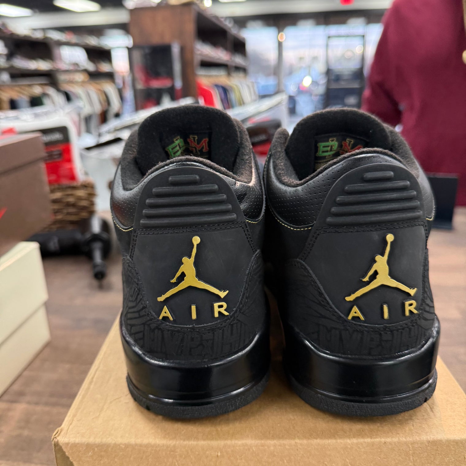 Jordan 3 Retro Black History Month (US 11.5) (Lightly Worn, No Box)