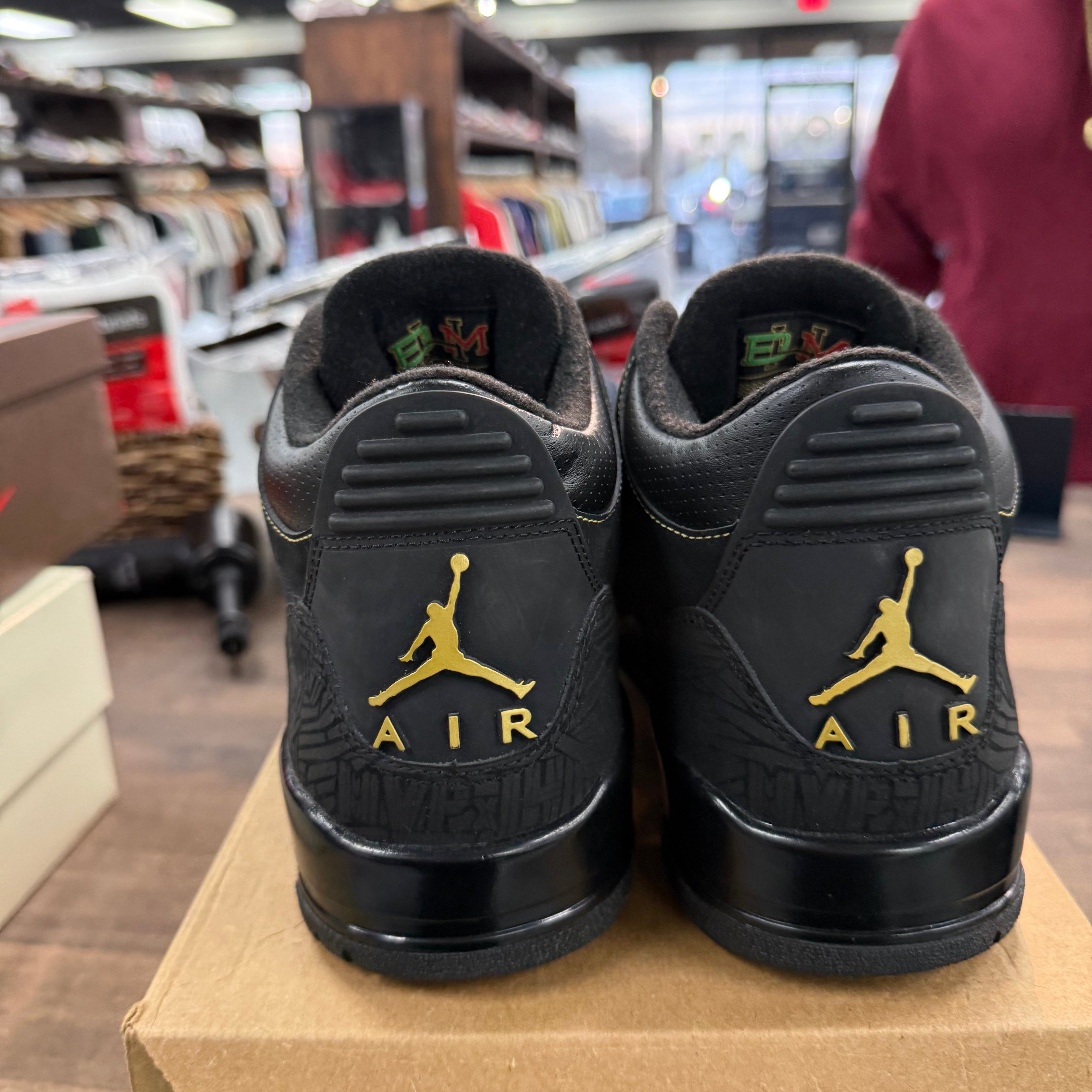 Jordan 3 Retro Black History Month (US 11.5) (Lightly Worn, No Box) Size 11.5 (Pre-Owned) - Image 4