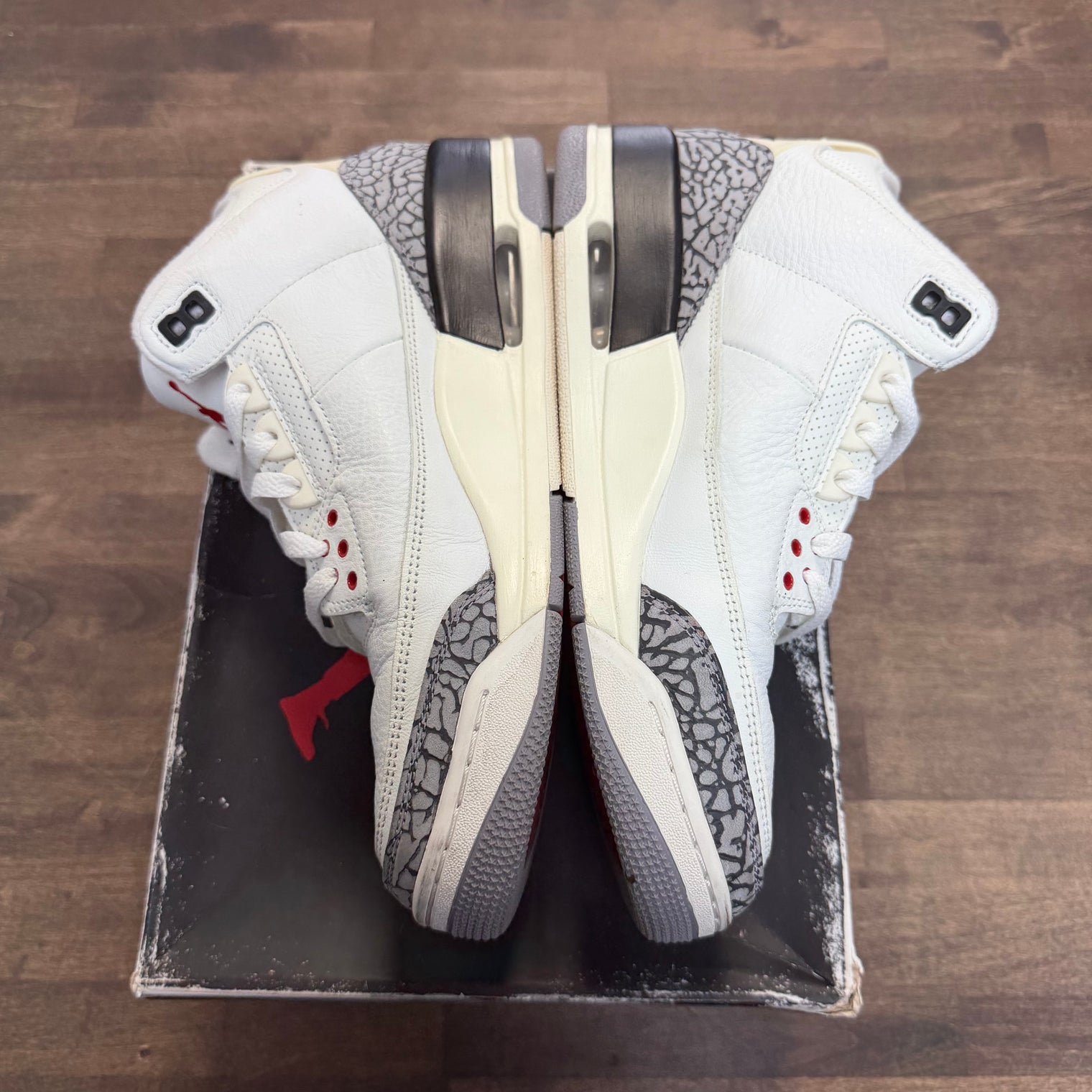 White Cement Jordan 3 Reimagined (USED)