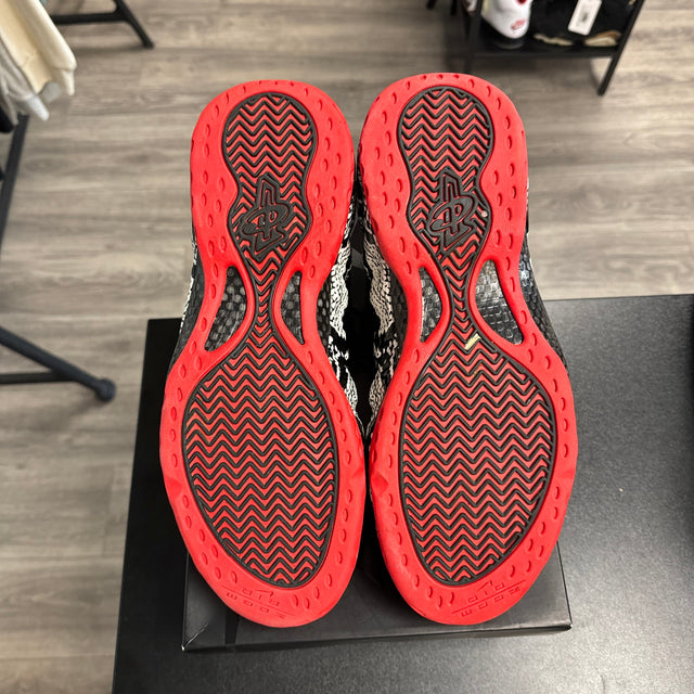 Albino Snakeskin Nike Air Foamposite (USED;NO BOX)