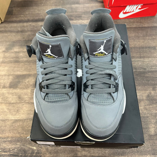 Cool Grey Jordan 4 Retro (GS) (USED, No Insoles, No Box)