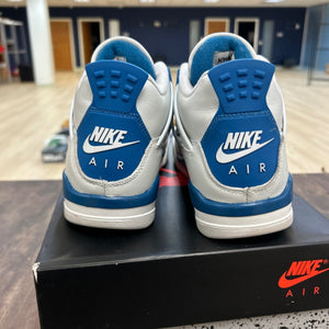 Jordan 4 Retro Military Blue (2024) (GS) Size 7Y (Moderately Worn Pre-Owned) - Image 4