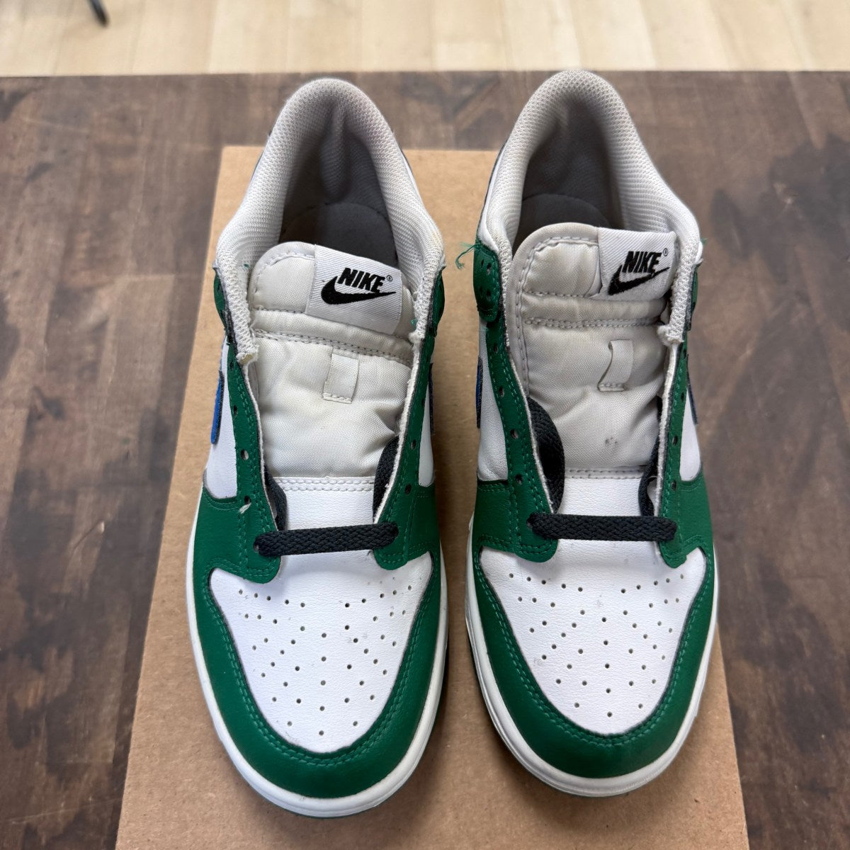 Nike Dunk Low White Malachite (GS) Size 7Y (Pre-Owned) - Image 2