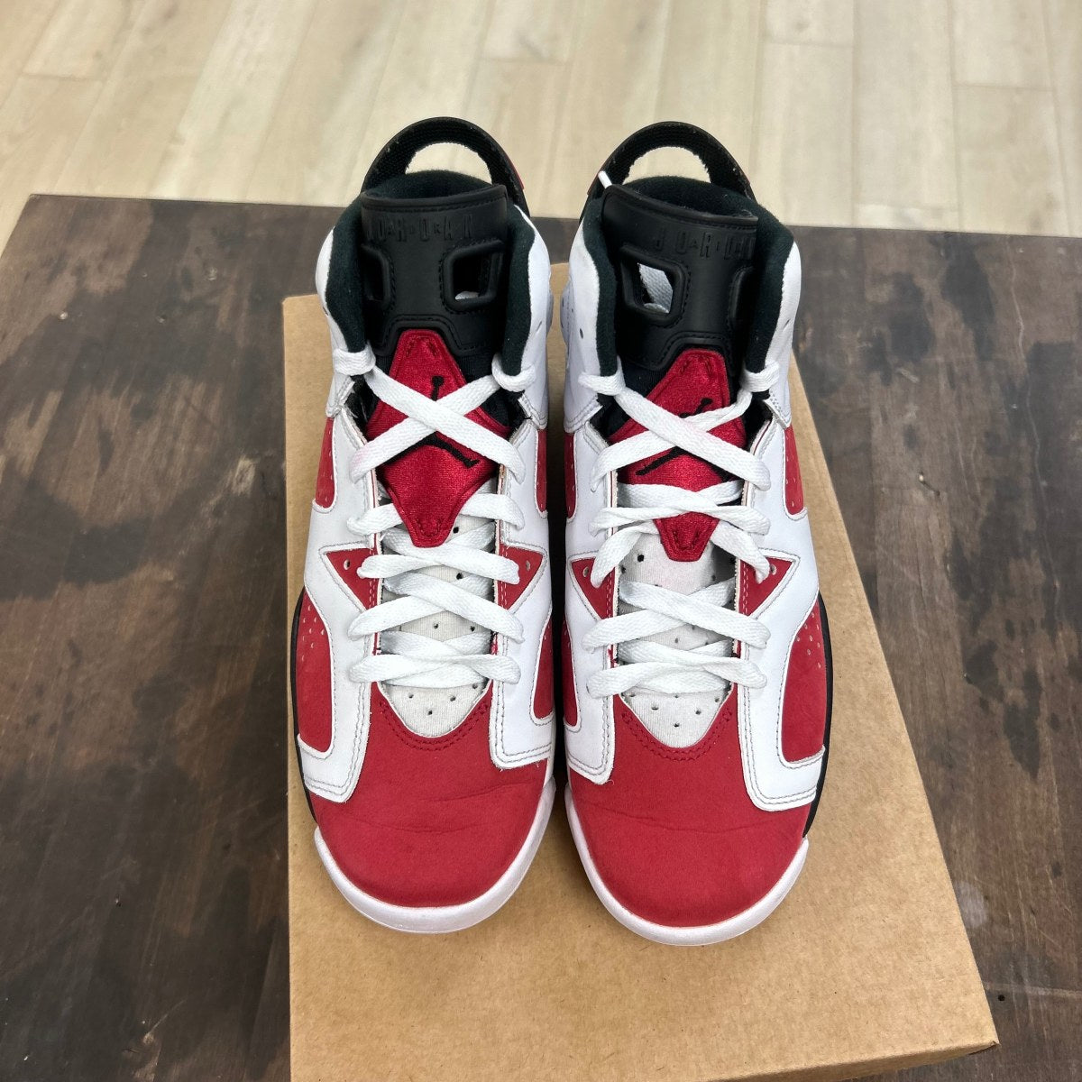 Jordan 6 Retro Carmine (2021) (GS) Size 6.5Y (Pre-Owned) - Image 2