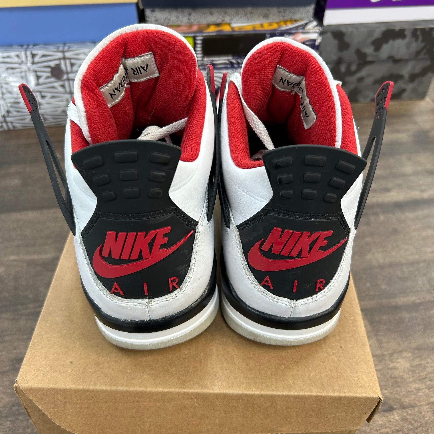 Fire Red Jordan 4 Retro (Used, No Box)