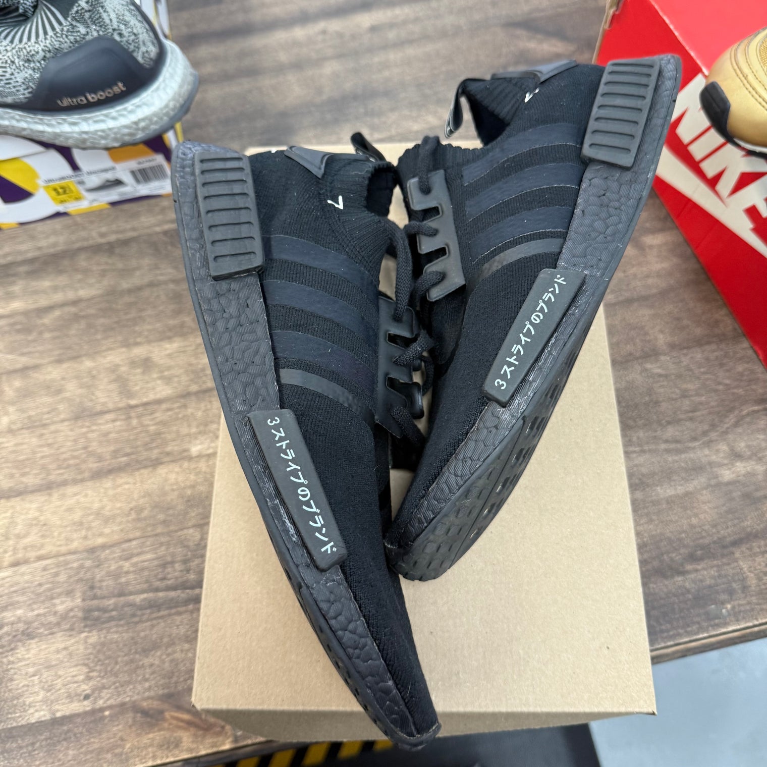 adidas NMD_R1 PK Japan Black (USED, No Box)