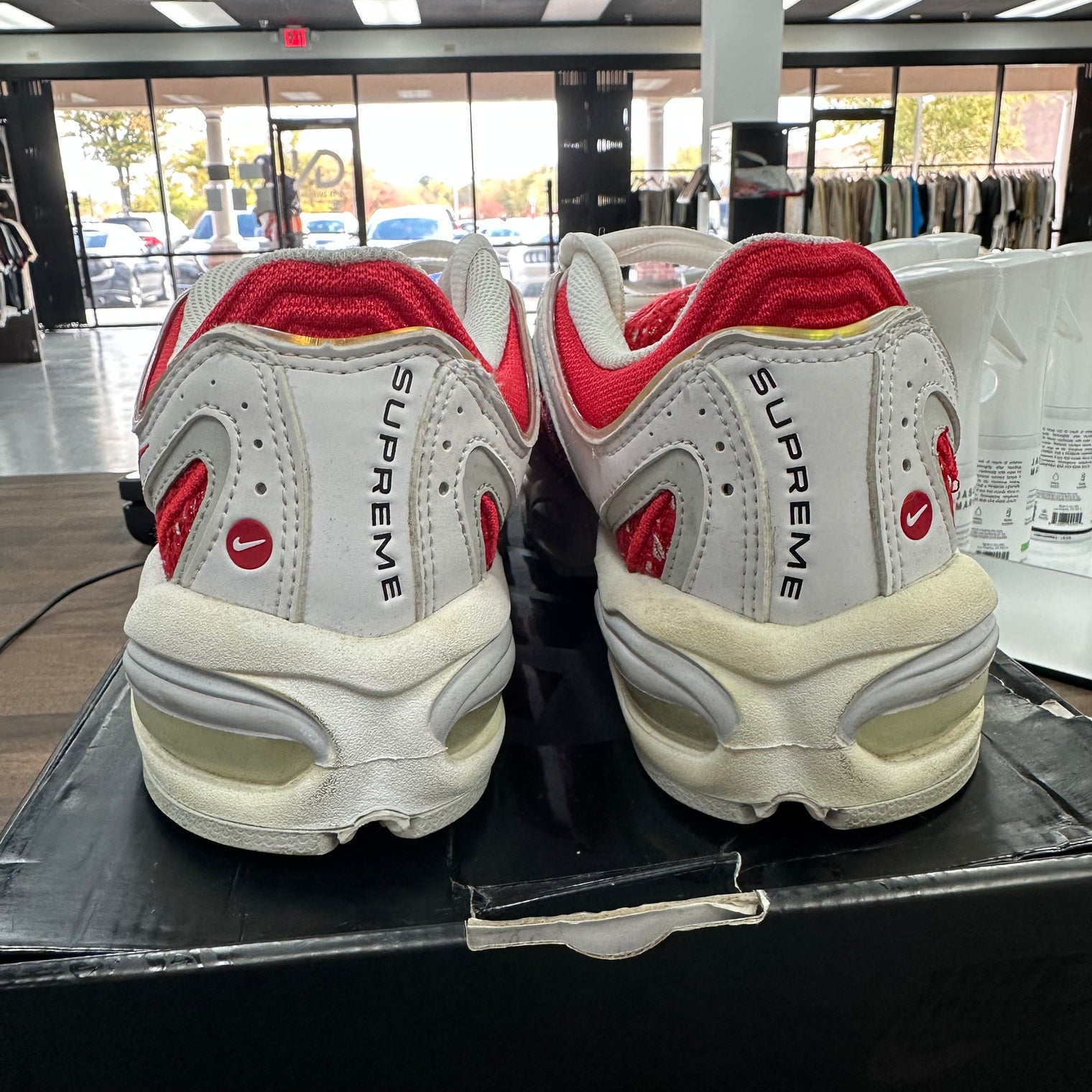 Supreme White Nike Air Max Tailwind 4 (USED)