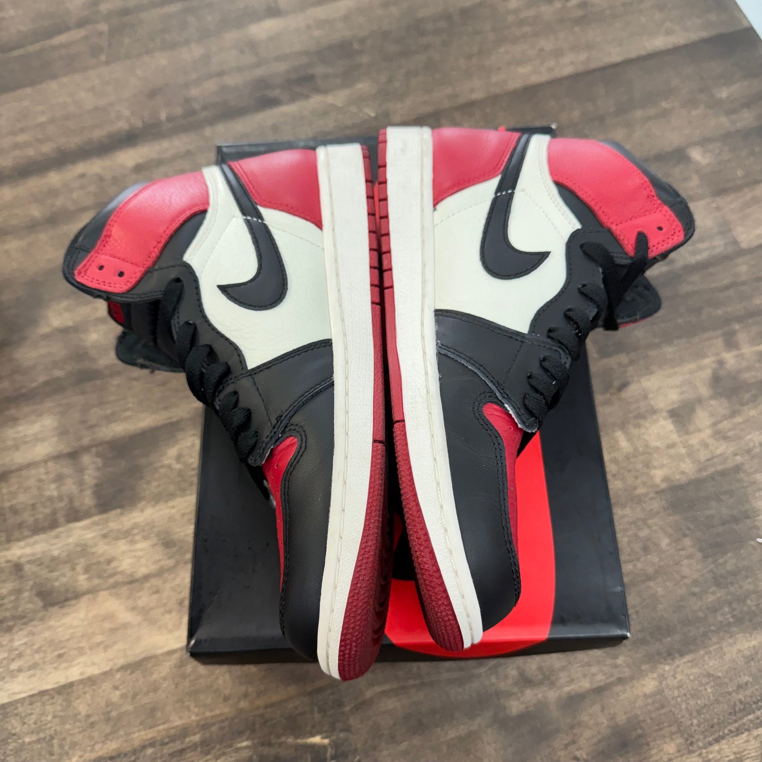 Bred Toe Jordan 1 High (2018) (USED)