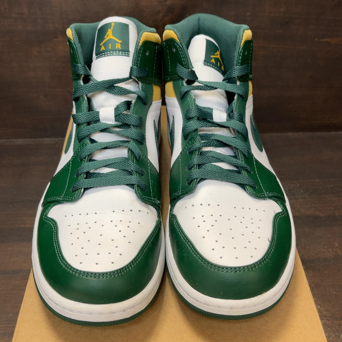 Jordan 1 Mid Sonics (2021) Size 12 (Pre-Owned) - Image 3