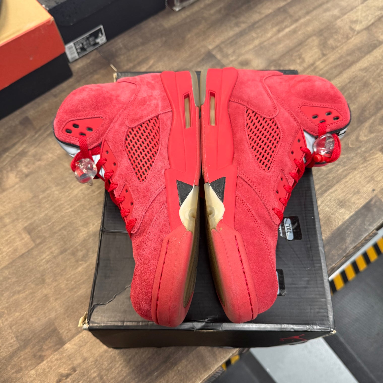 Red Suede Jordan 5 Retro (USED)