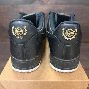 Nike Air Force 1 Low Crest Logo Black Size 15 (Pre-Owned) - Image 4