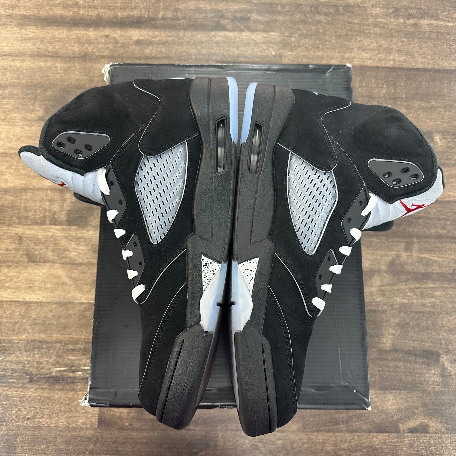 Black Metallic Reimagined Jordan 5 (USED)