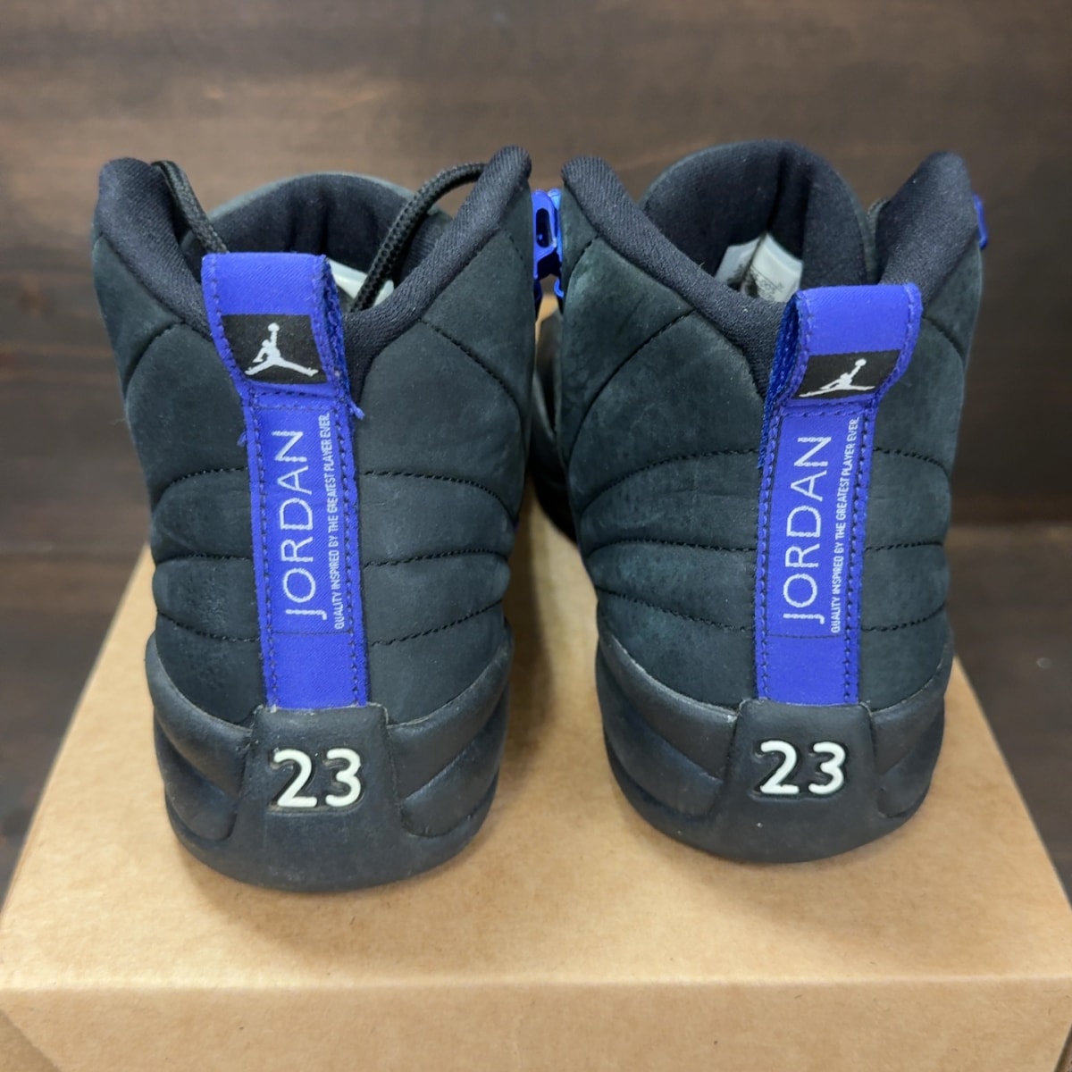Jordan 12 Retro Black Dark Concord (GS) Size 5.5Y (Pre-Owned) - Image 5