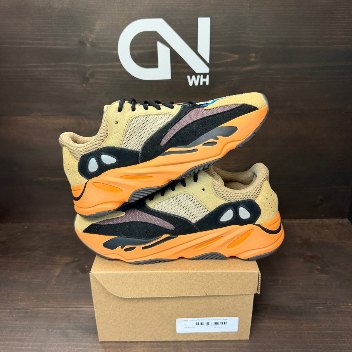 adidas Yeezy Boost 700 Enflame Amber Size 11 (Pre-Owned) - Image 1