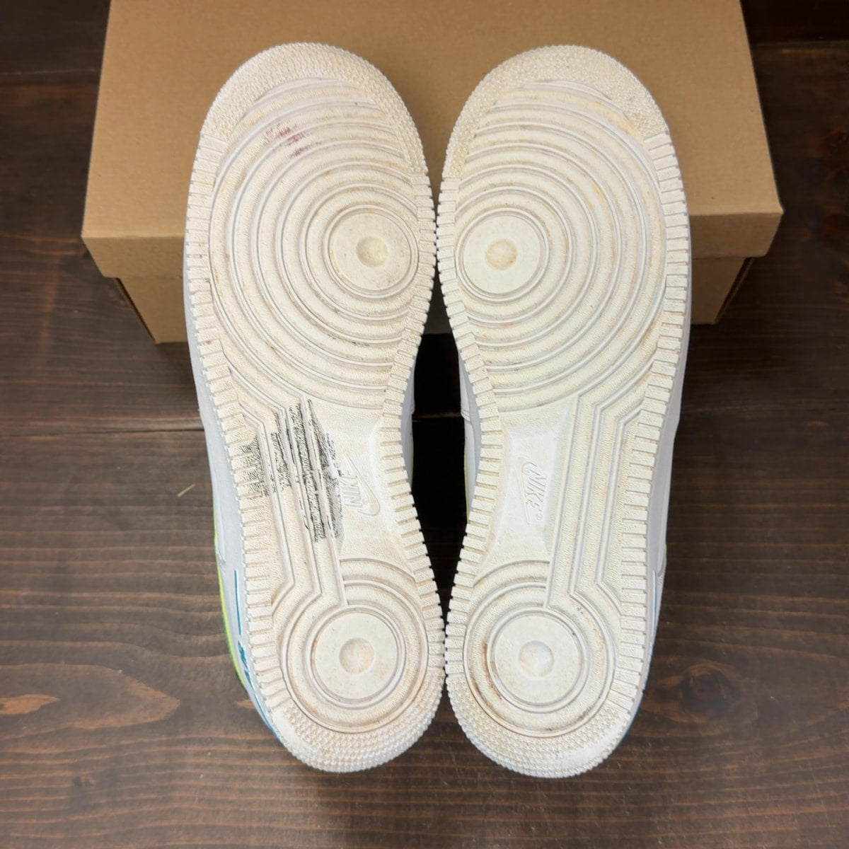 Nike Air Force 1 Low '07 LV8 White Aquamarine Size 13 (Pre-Owned) - Image 7