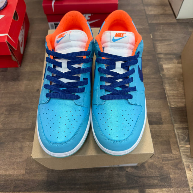 Baltic Blue Total Orange Nike Dunk Low (USED, No Box)