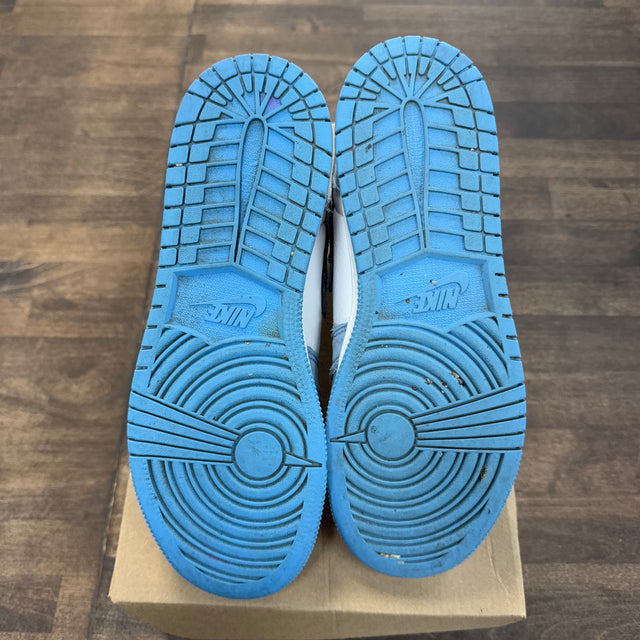 (GS) University Blue White Jordan 1 High (USED,No Box)