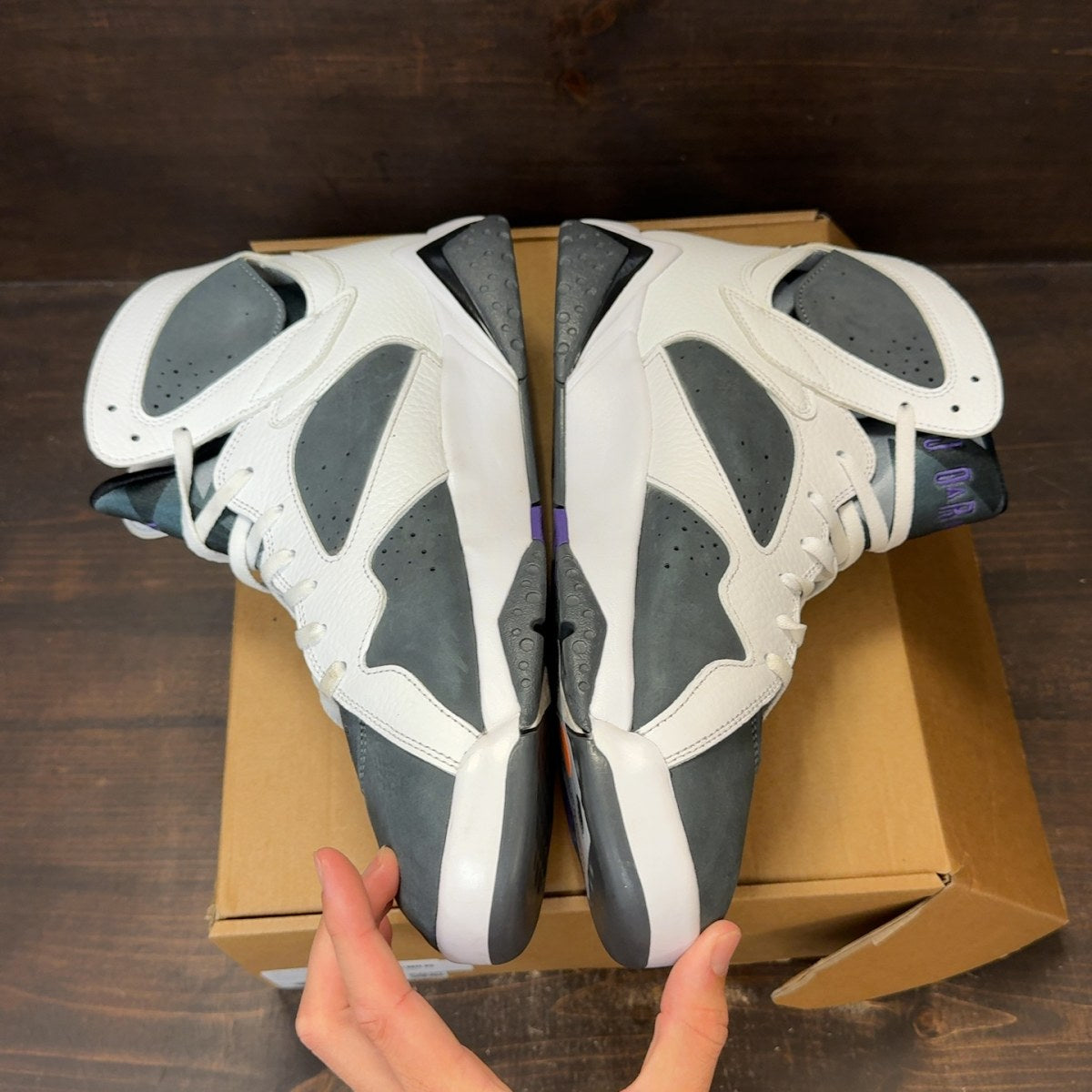 Jordan 7 Retro Flint (2021) Size 12 (Pre-Owned) - Image 4
