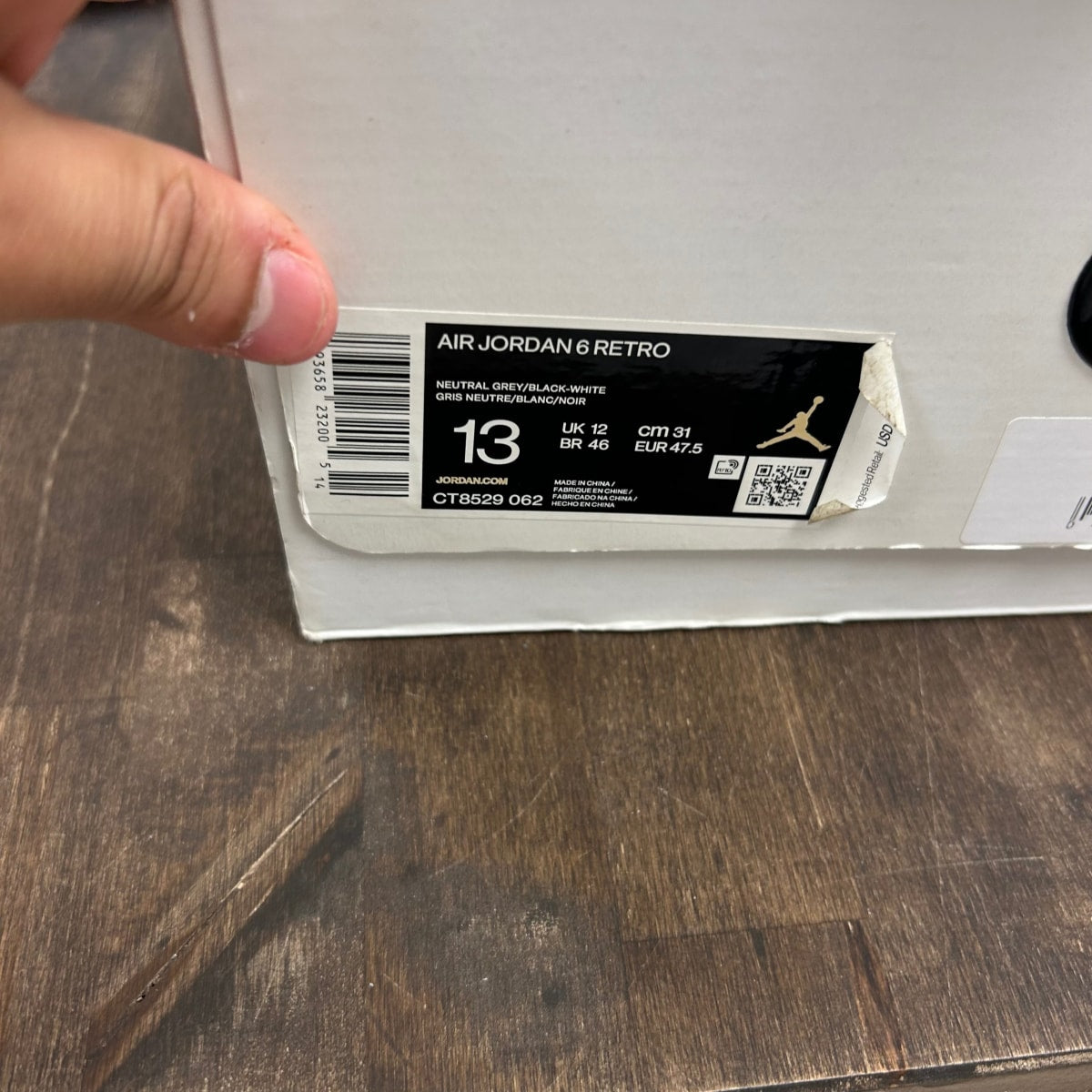 Jordan 6 Retro Hare - Image 6