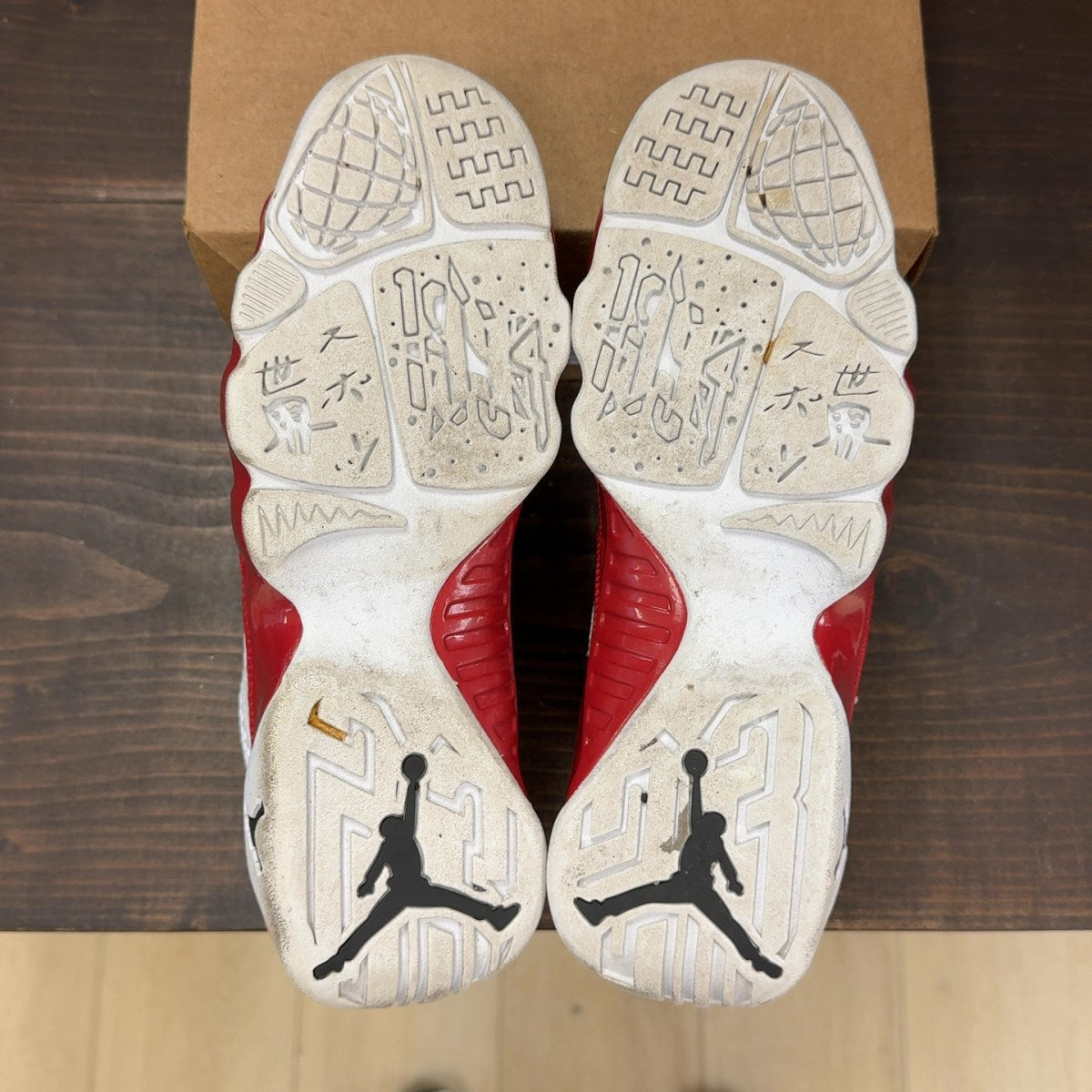Jordan 9 Retro White Gym Red (GS) Size 5.5Y (Pre-Owned) - Image 8