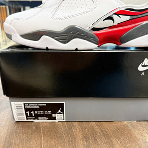 Jordan 8 Retro White True Red (2025) Size 11.5 (Pre-Owned) - Image 6