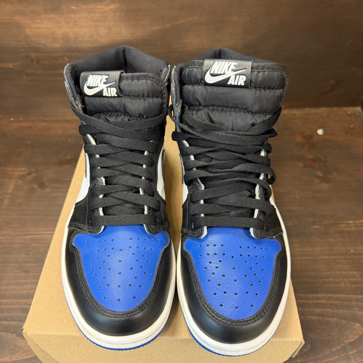 Jordan 1 Retro High Royal Toe Size 7 (Pre-Owned) - Image 3