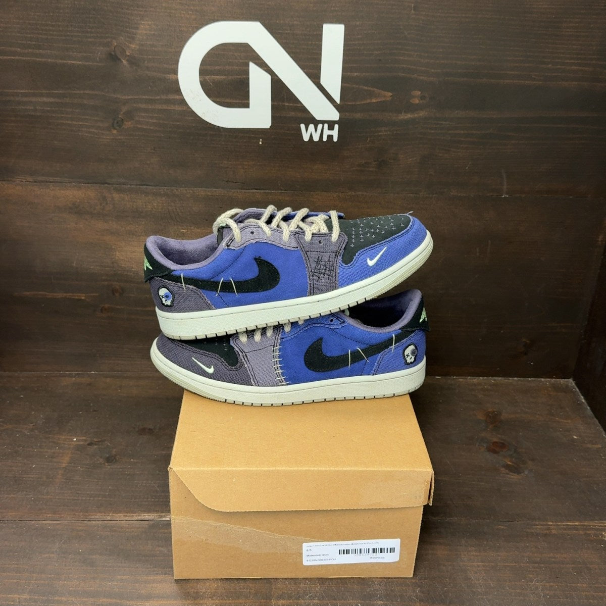 Jordan 1 Retro Low OG Zion Williamson Voodoo Alternate Size 8.5 (Pre-Owned) - Image 1