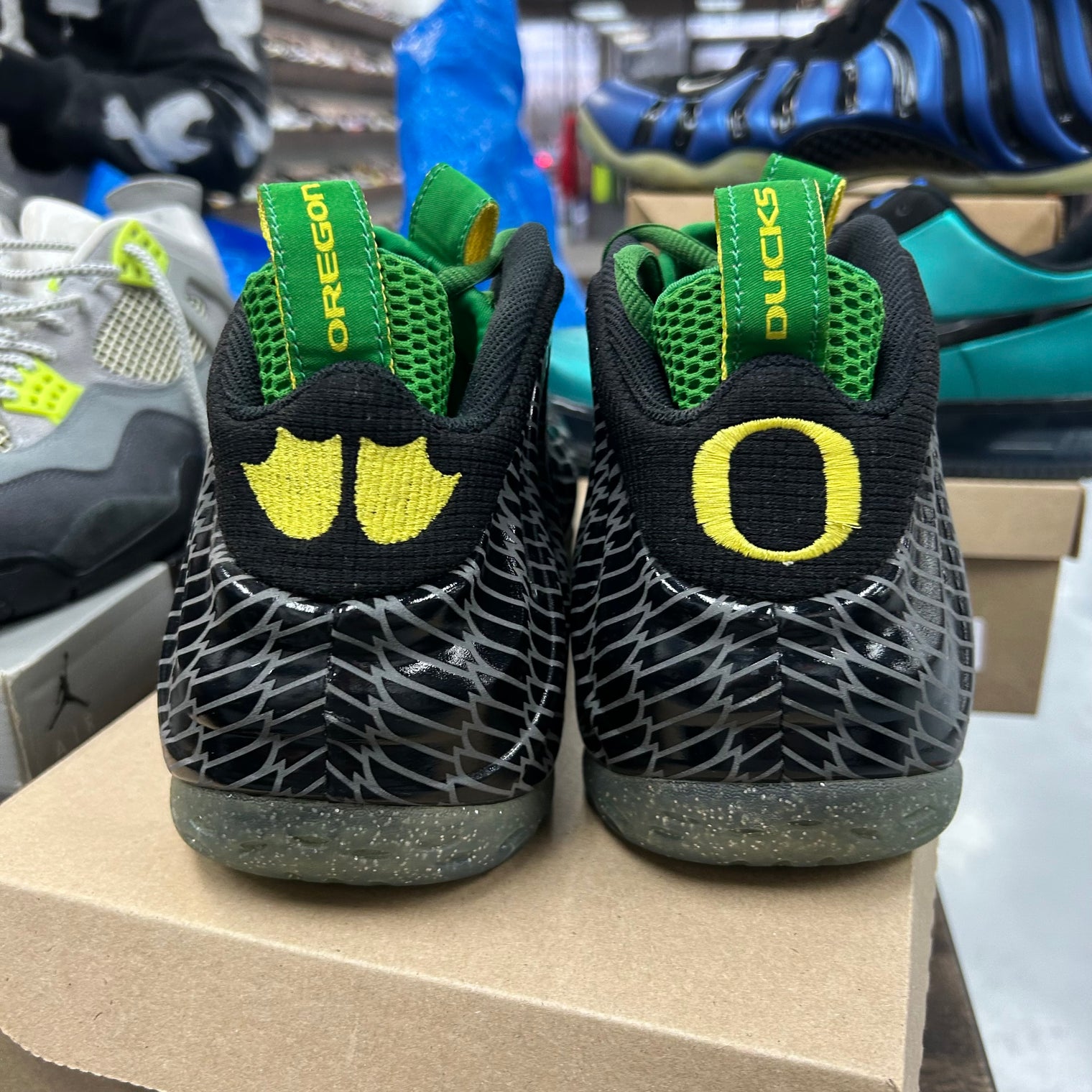 Nike Air Foamposite One Oregon Ducks (US 13) (USED, No Box)