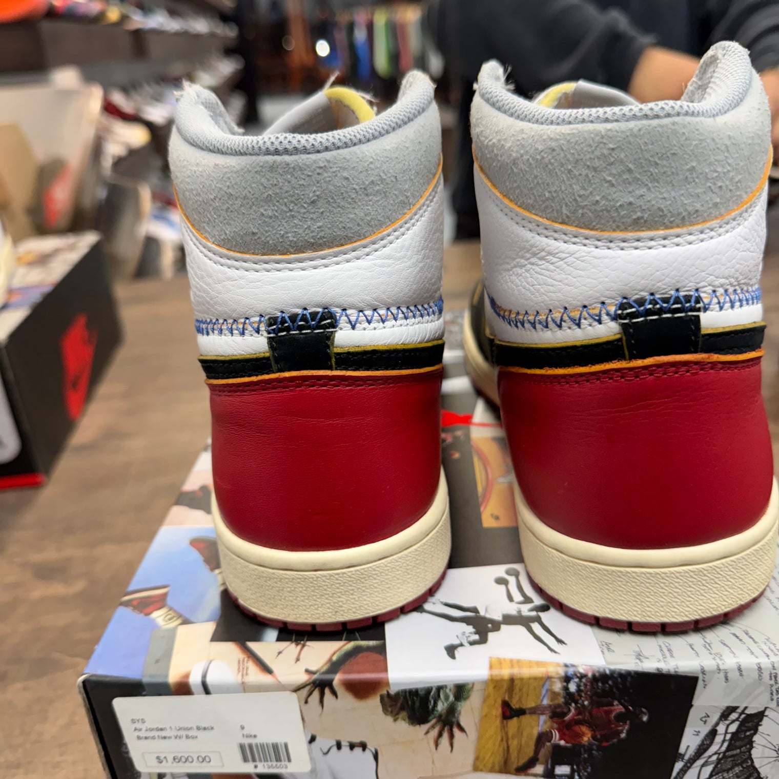 Union Los Angeles Black Toe Jordan 1 Retro High (Lightly Worn)