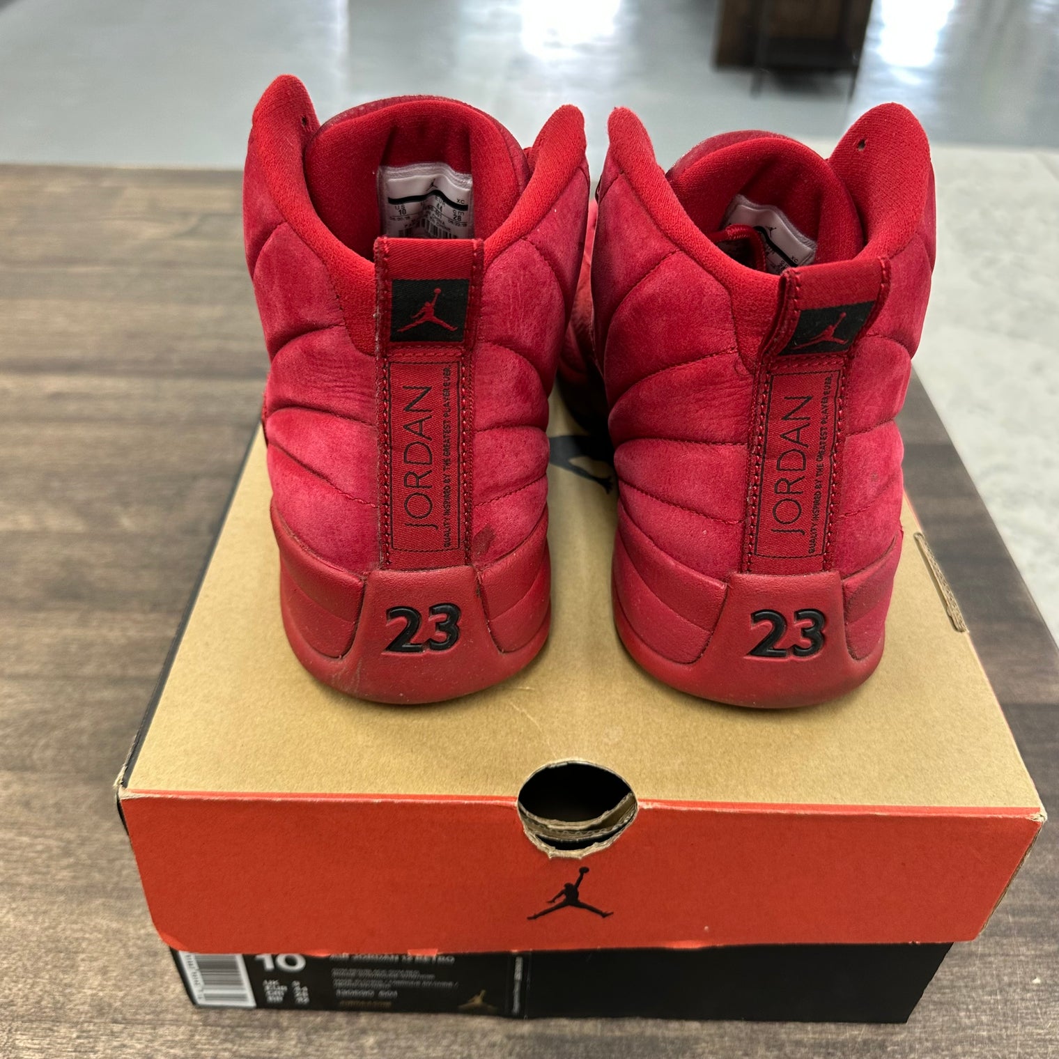 Red Suede Gym Red Jordan 12 Retro (USED)