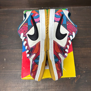 Nike SB Dunk Low Pro Parra Abstract Art (2021) Size 10.5 (Pre-Owned) - tag