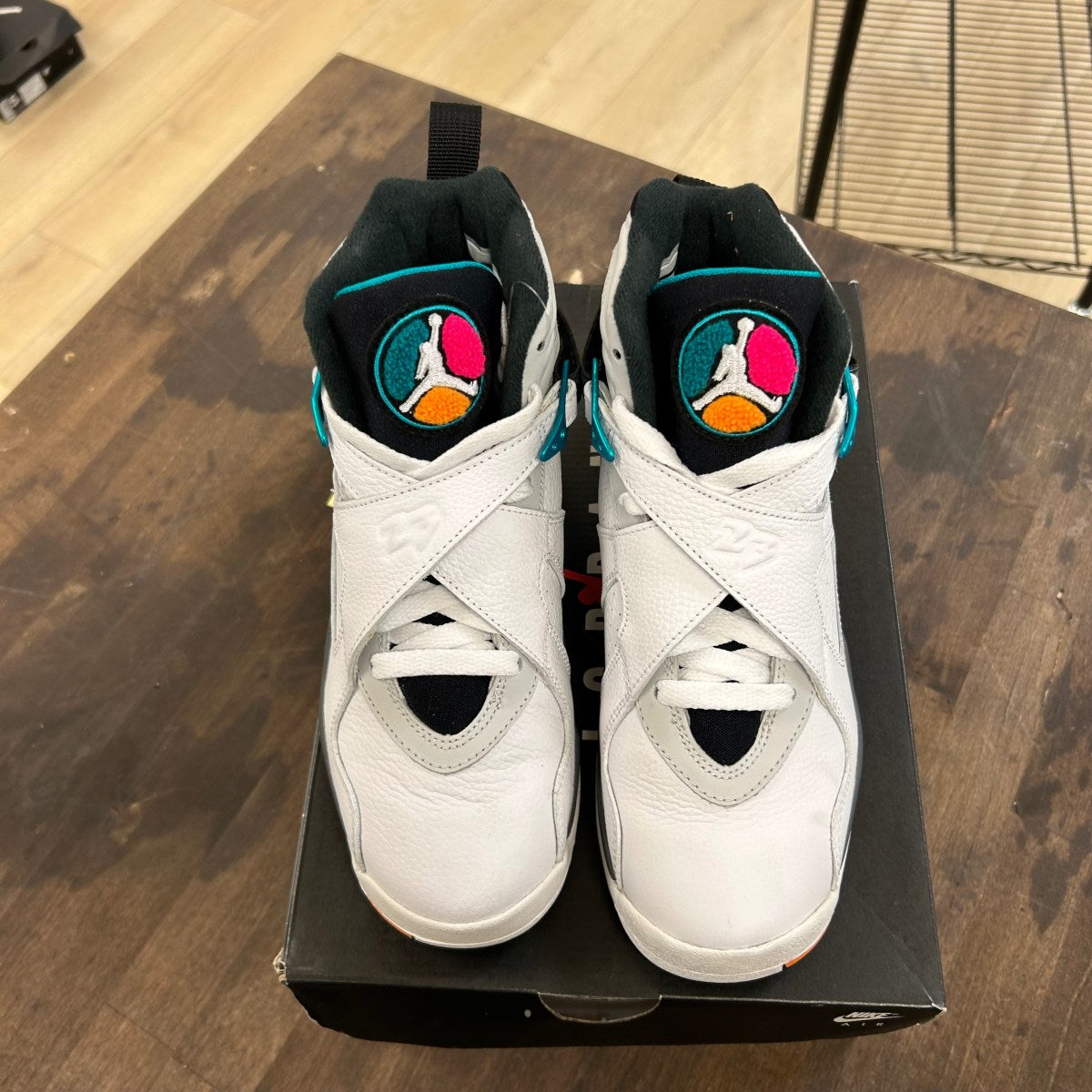 Jordan 8 Retro South Beach (GS) - Image 2
