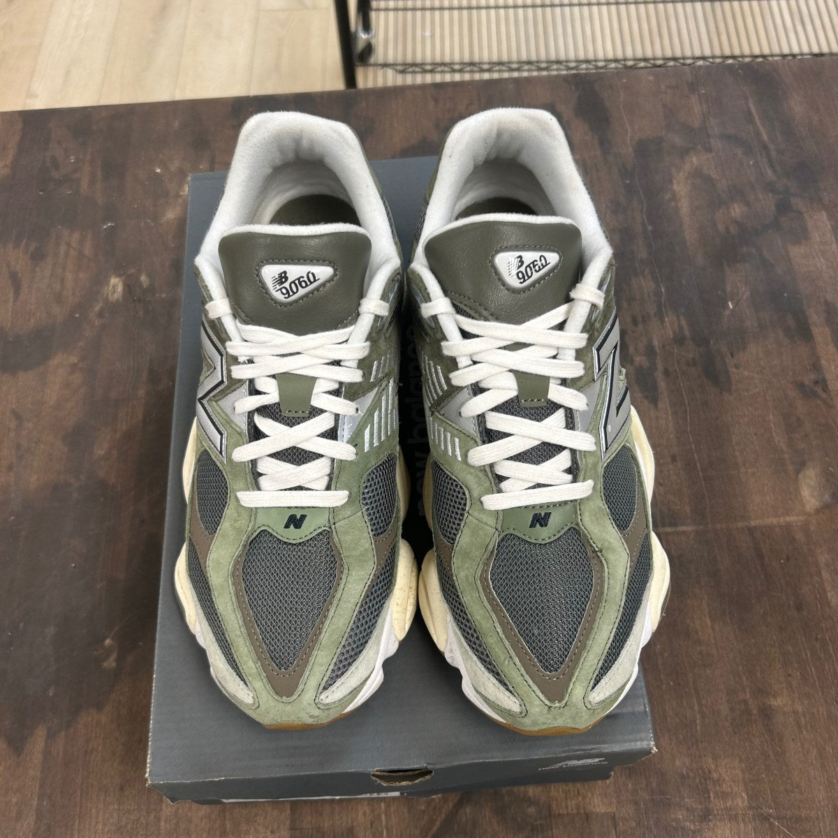 New Balance 9060 Green Grey - Image 2