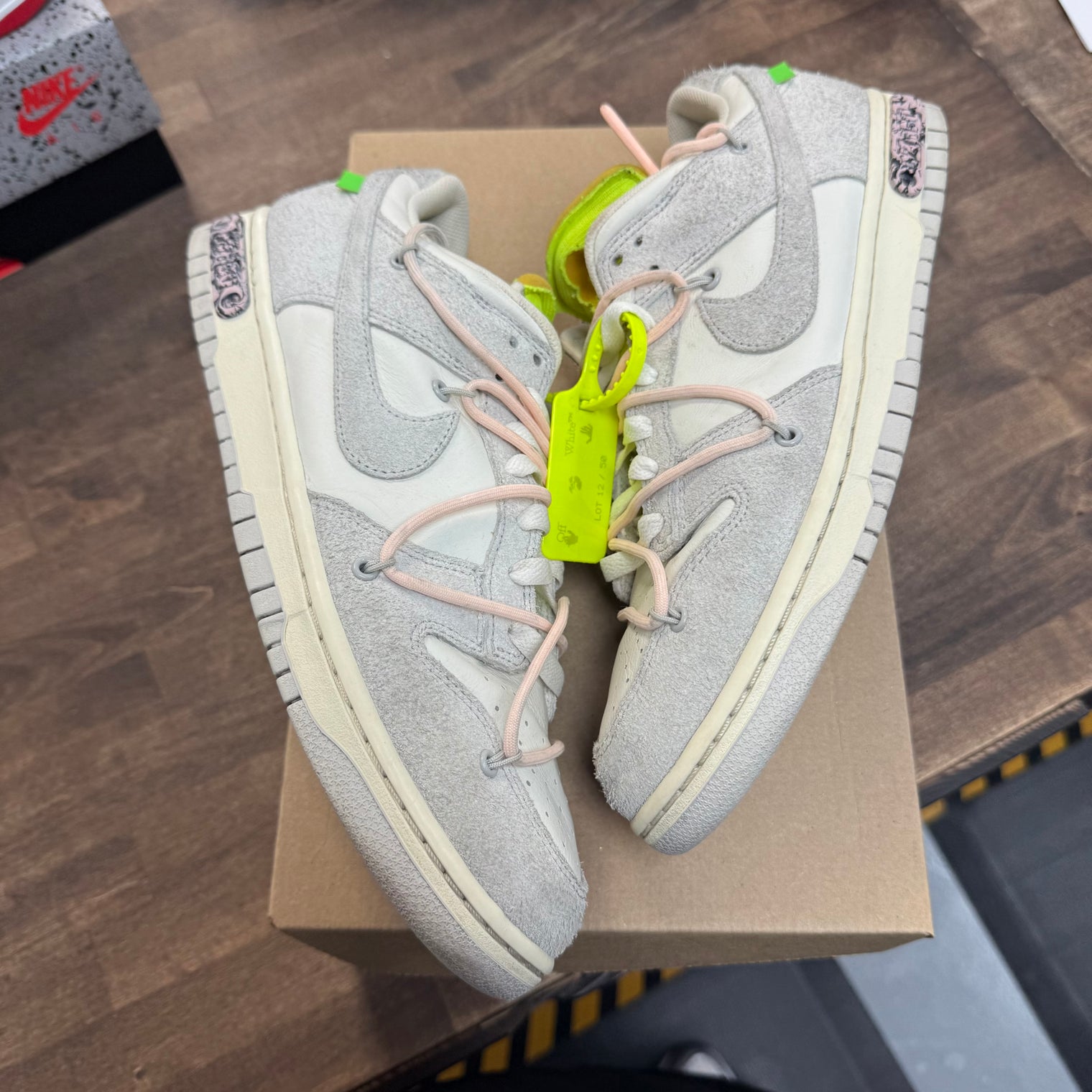 Off-White x Nike Dunk Low Lot 12 (USED, No Box)