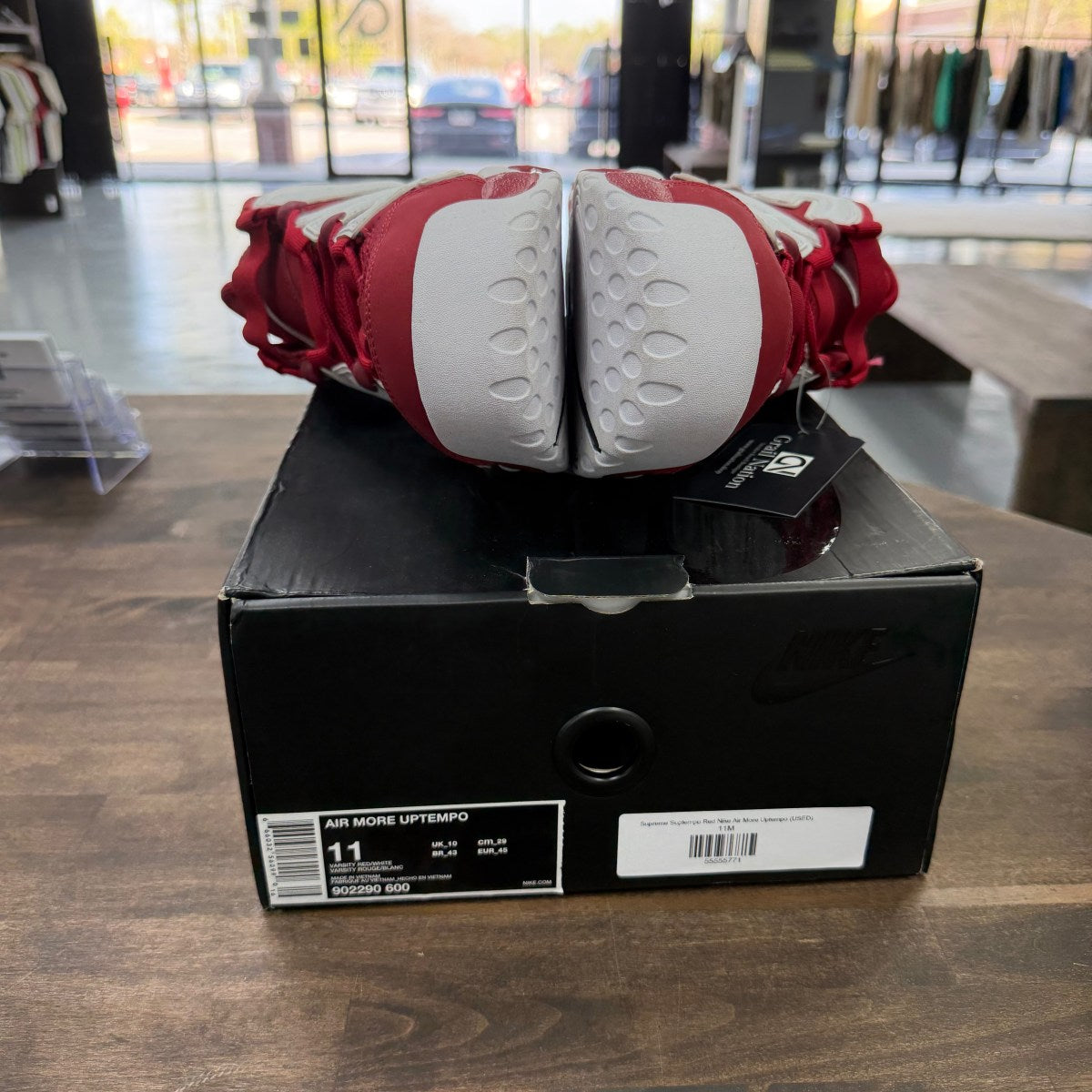Nike Air More Uptempo Supreme Suptempo Red - Image 6
