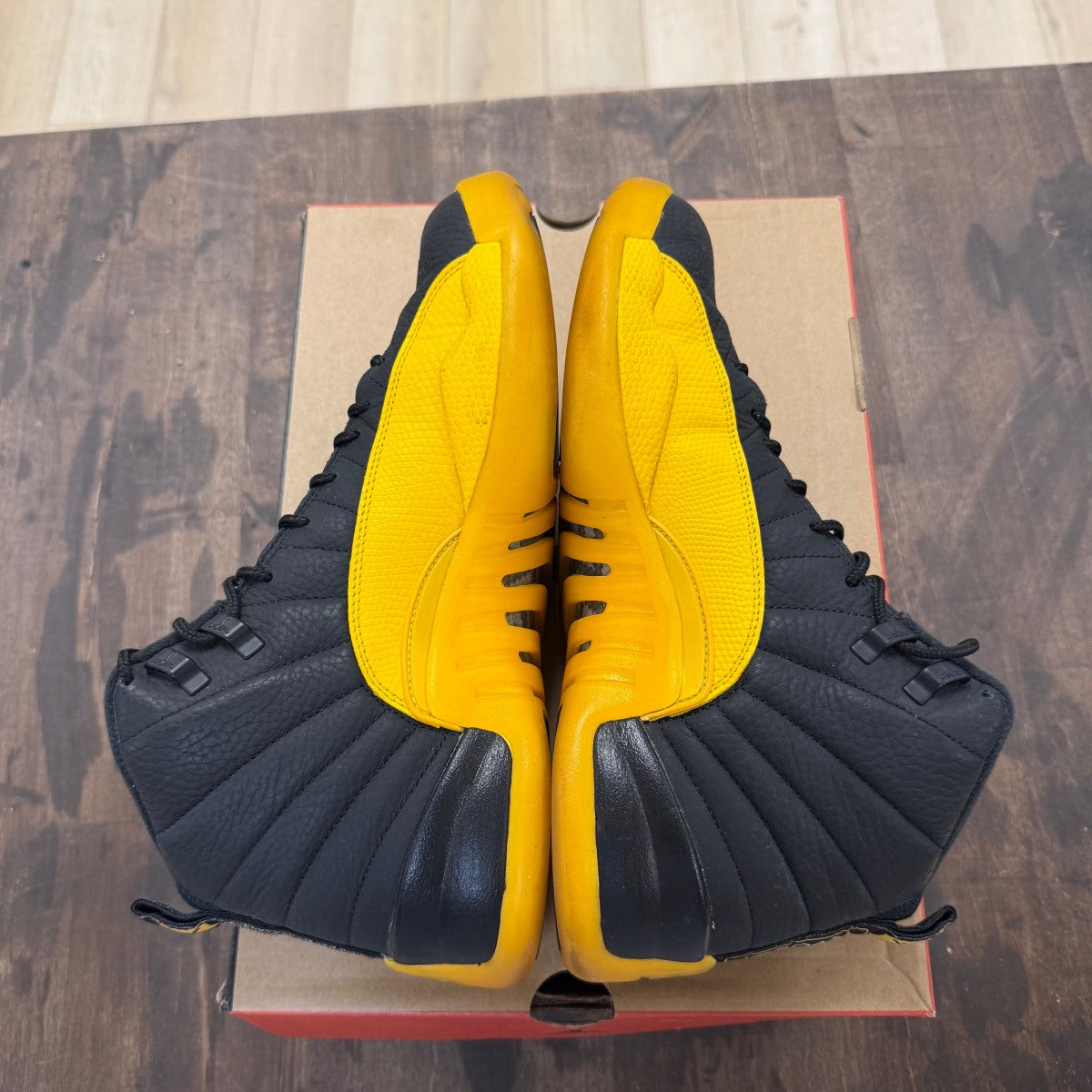 Jordan 12 Retro Black University Gold - Image 4
