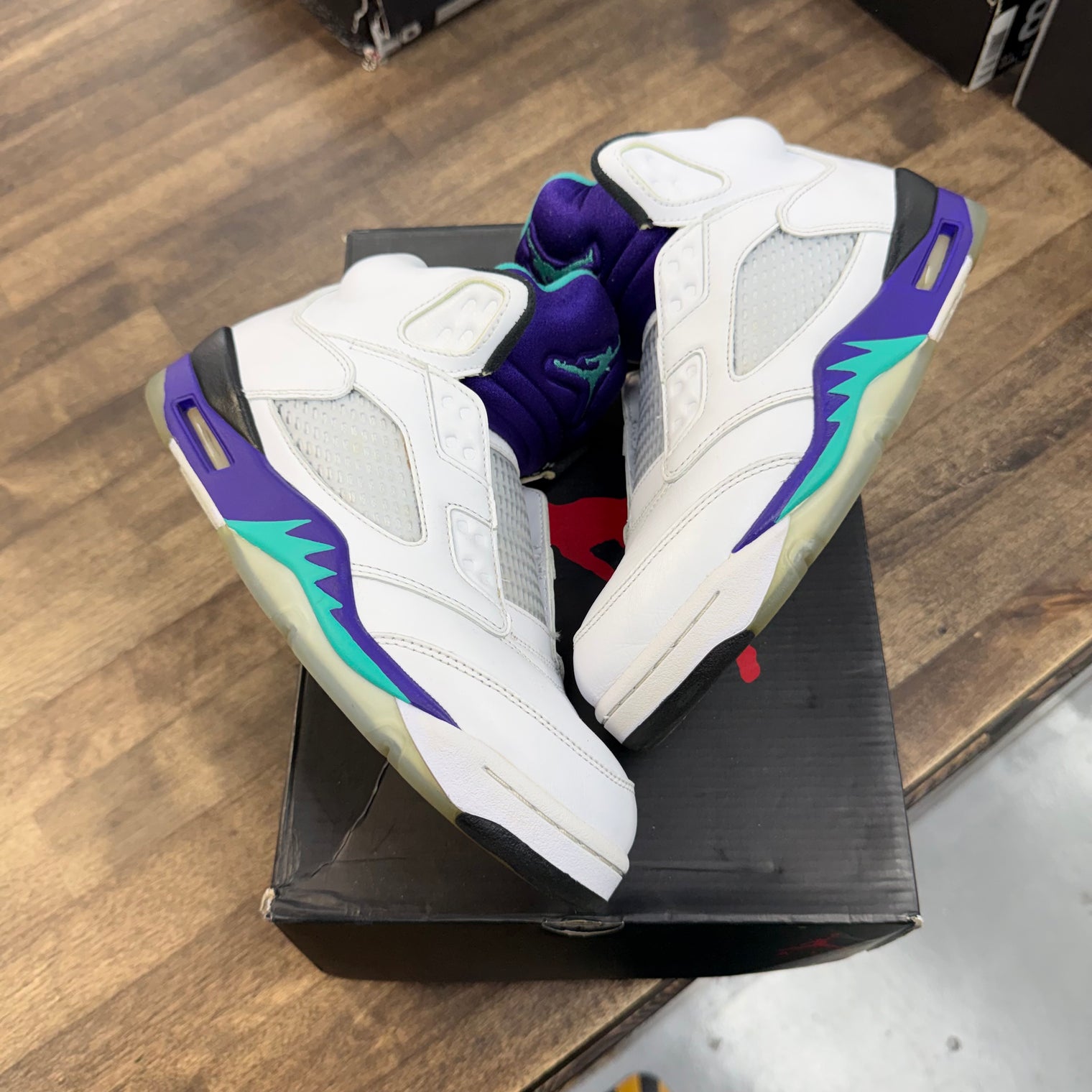 Grape Fresh Prince Jordan 5 Retro (USED)