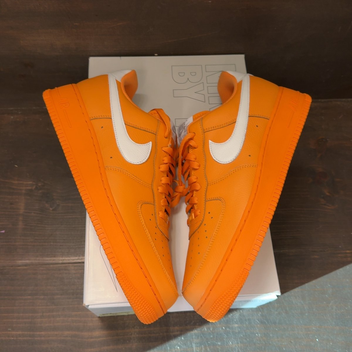 Nike Air Force 1 Low By You 'Canvas, Leather, & Satin Option' Size 12 - back