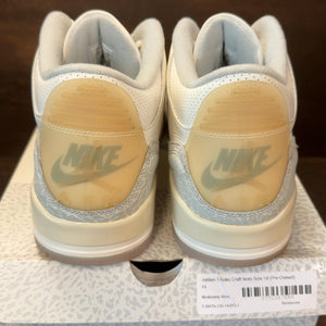 Jordan 3 Retro Craft Ivory Size 14 (Pre-Owned) - aux