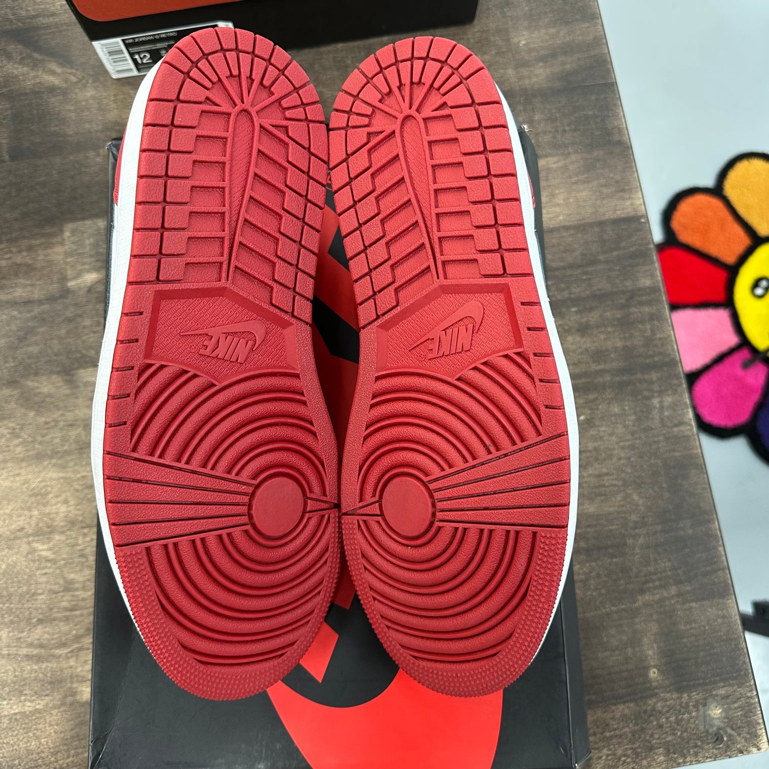 Black Toe Jordan 1 Low OG (Tried On)