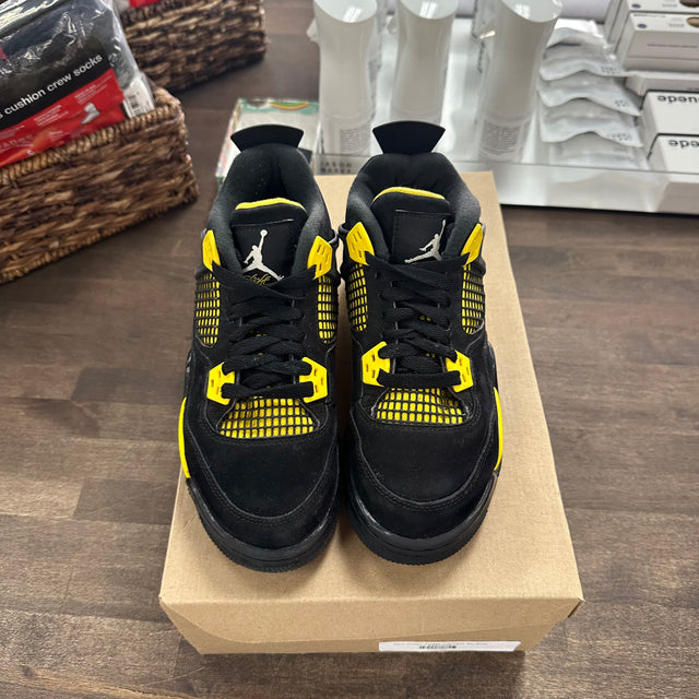 Yellow Thunder Jordan 4 Retro (GS) (USED, No Box)