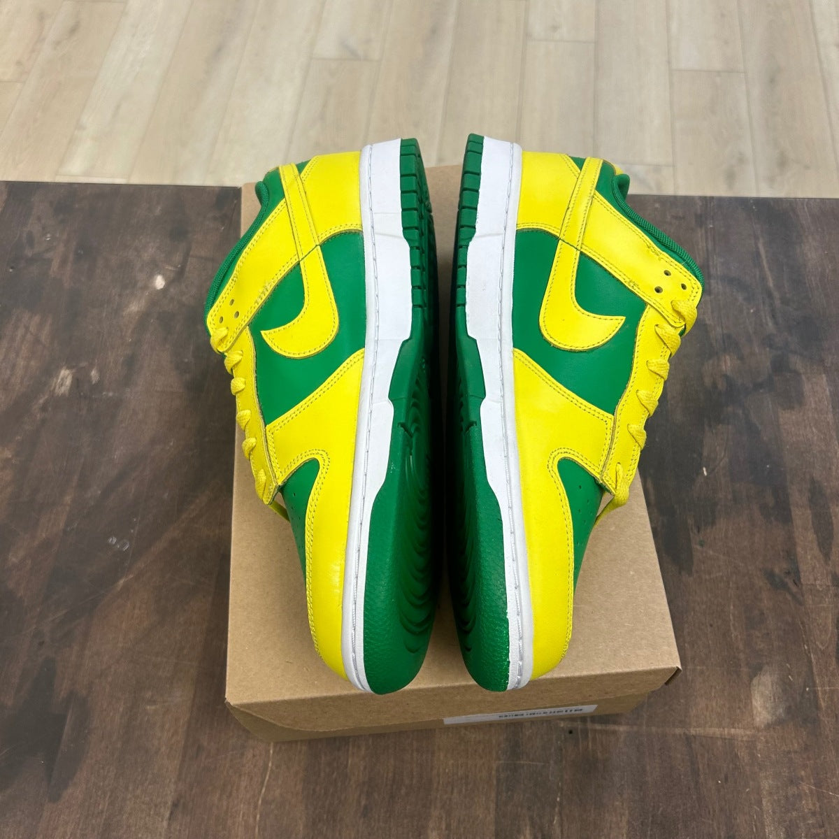 Nike Dunk Low Retro Reverse Brazil Size 12 (Pre-Owned) - Image 3